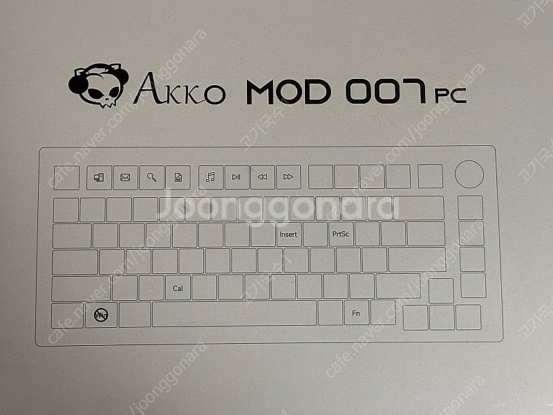 akko mod007 베어본 + 카일 아이스민트 스위치...--3