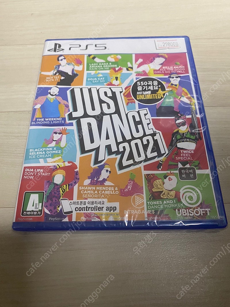 플스5 미개봉 새제품 저스트댄스 2021 타이틀 게임 CD Just Dance PS5