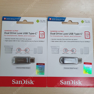 [신품] SanDisk Dual Drive luxe USB type-C (128GB) 팝니다~