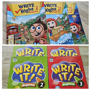 영어 글쓰기 라이팅 교재 write it, write right beginner 단계 4권