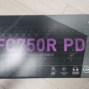 레오폴드 FC750R PD 갈축 게이밍 기계식 키보드