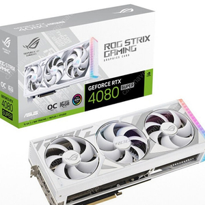 삽니다] ASUS ROG STRIX 지포스 RTX 4080 로그 SUPER O16G GAMING OC D6X 16GB White