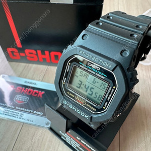 카시오 dw-5600e 전자 손목시계