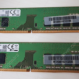 (개인, 중고) 삼성 DDR4 2666V 8G × 2개