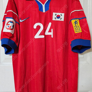 [2XL] 2000 아시안컵 대한민국 국가대표 지급용 유니폼(박재홍)