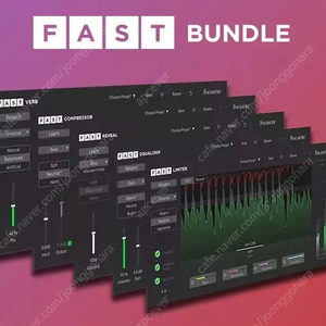 Focusrite FAST Bundle 포커스라이트 AI 믹싱/마스터링 플러그인 번들 판매합니다