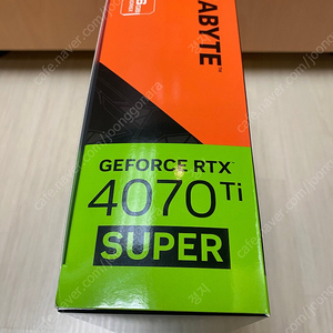 기가바이트 지포스 RTX 4070 Ti SUPER WINDFORCE OC D6X 16GB 미개봉 팝니다.