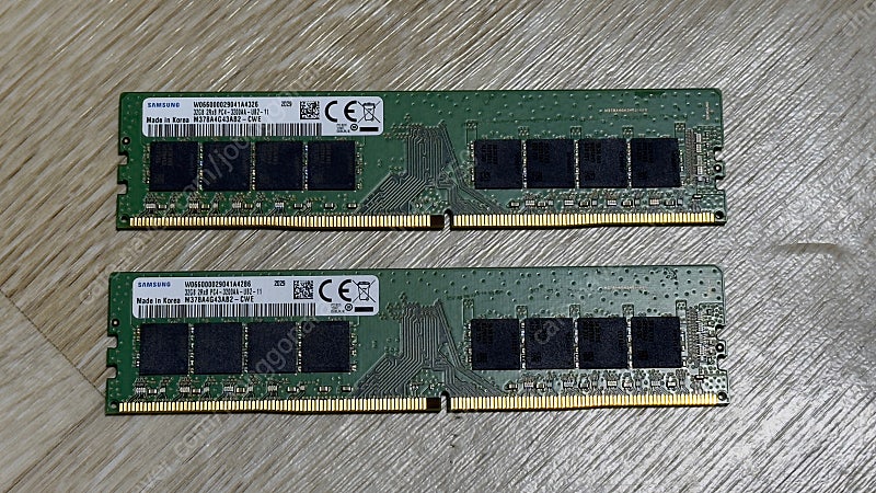 삼성 DDR4 3200 32GB 2개 판매합니다~ (택포)