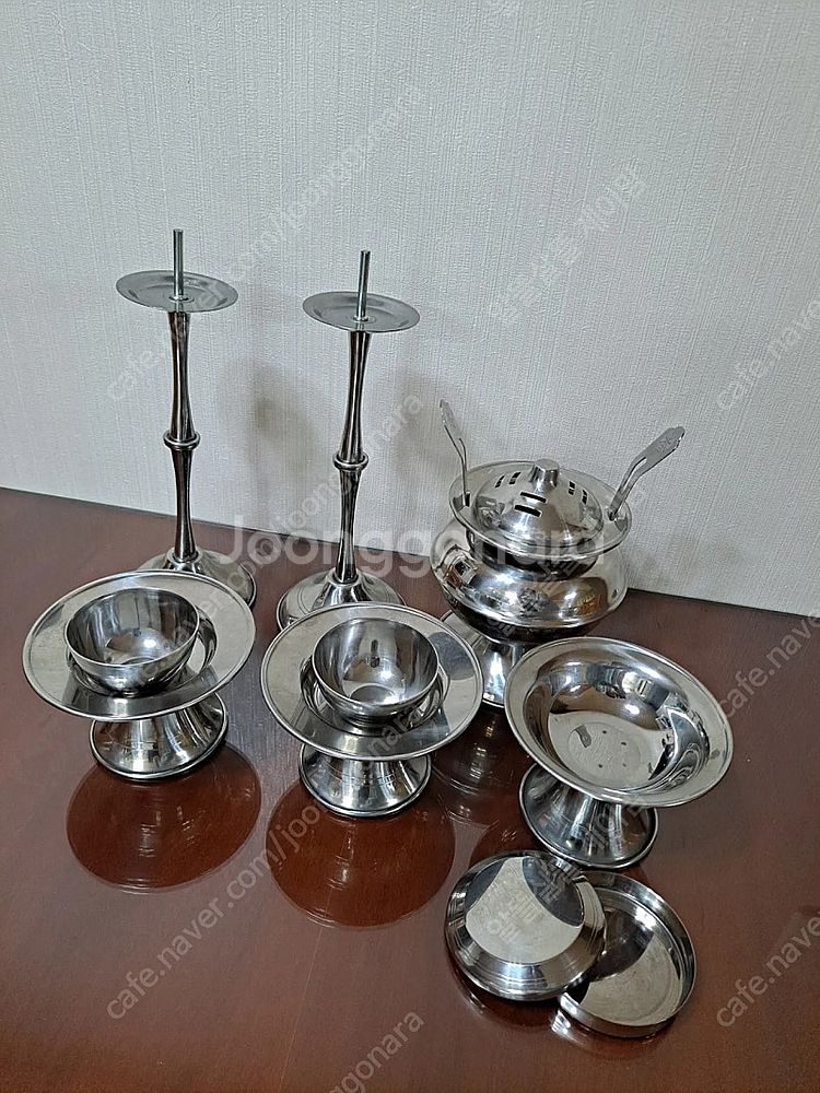 제사 차례 스텐 제기 세트 택포 12,000원--0
