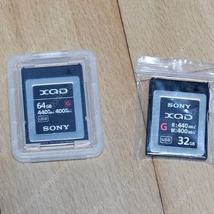 소니 XQD 메모리 - 64gb / 32gb