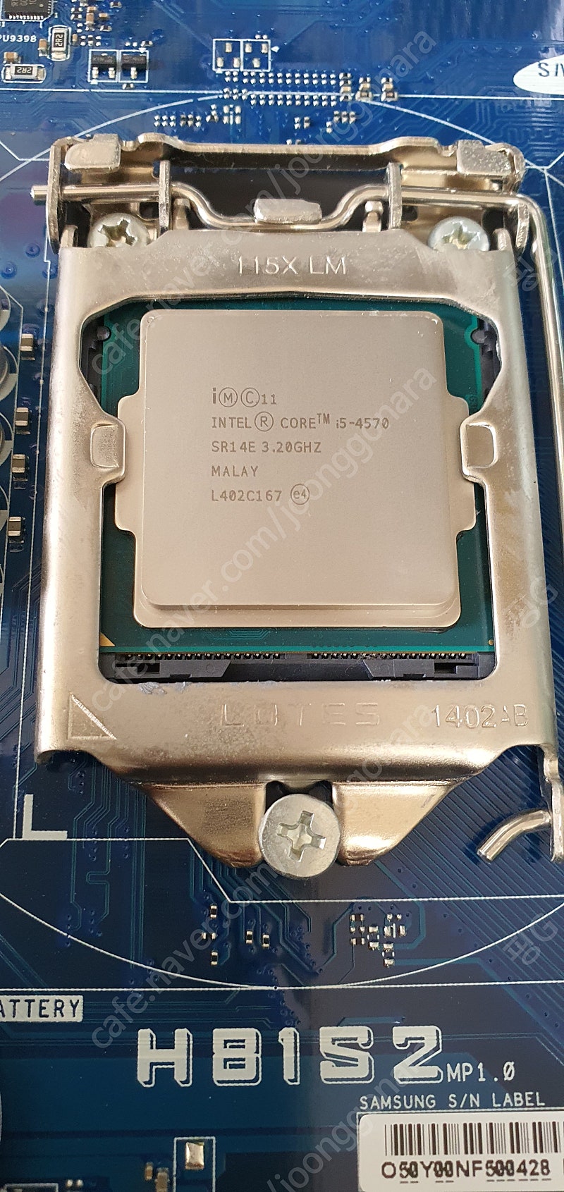 삼성컴 메인보드 H81s2 i5 4570 ddr3 4+4=8G