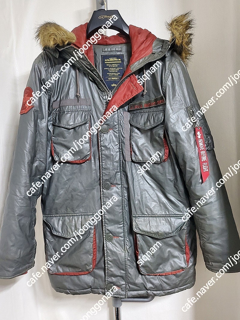 정품 알파인더스트리 글라시아 파카 Glacier parka