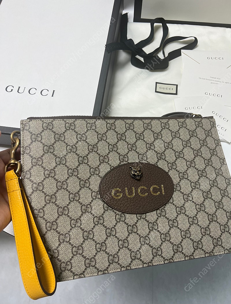 [백화점 정품] 구찌 Gucci 네오빈티지 수프팀 스트랩 남자클러치