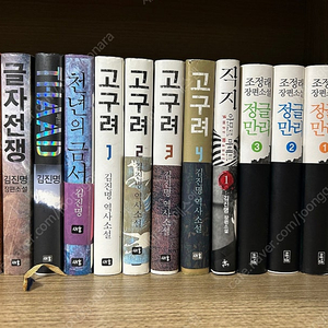 베르나르베르베르,김진명, 조정래 소설 권당 3000원