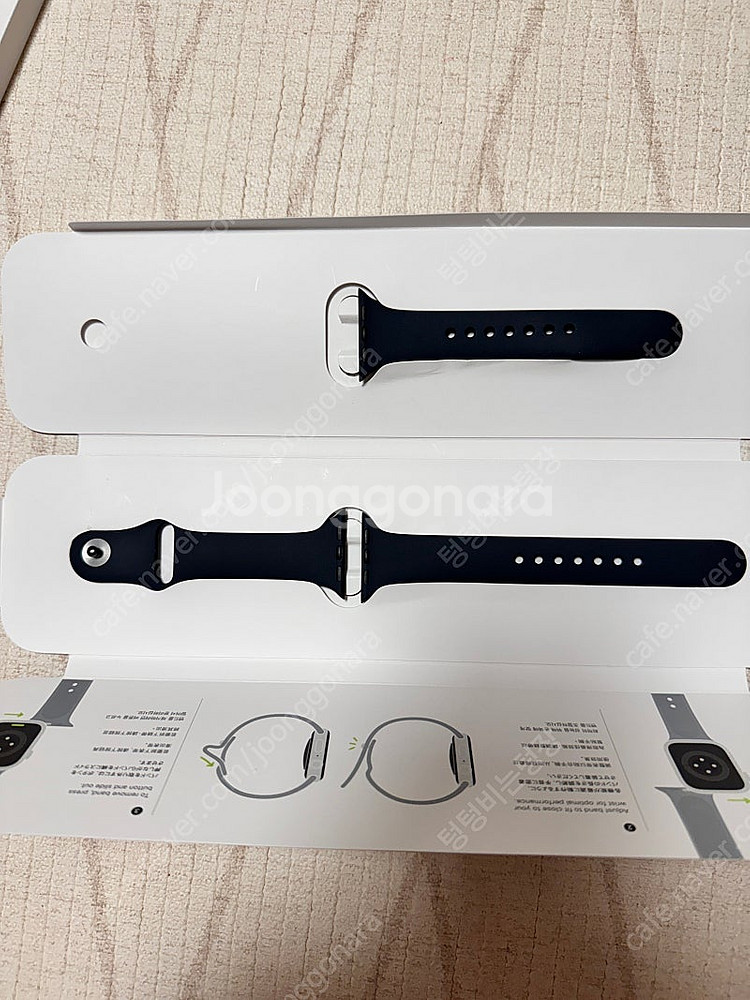 애플워치 정품스트랩 미드나이트 40/41mm--0