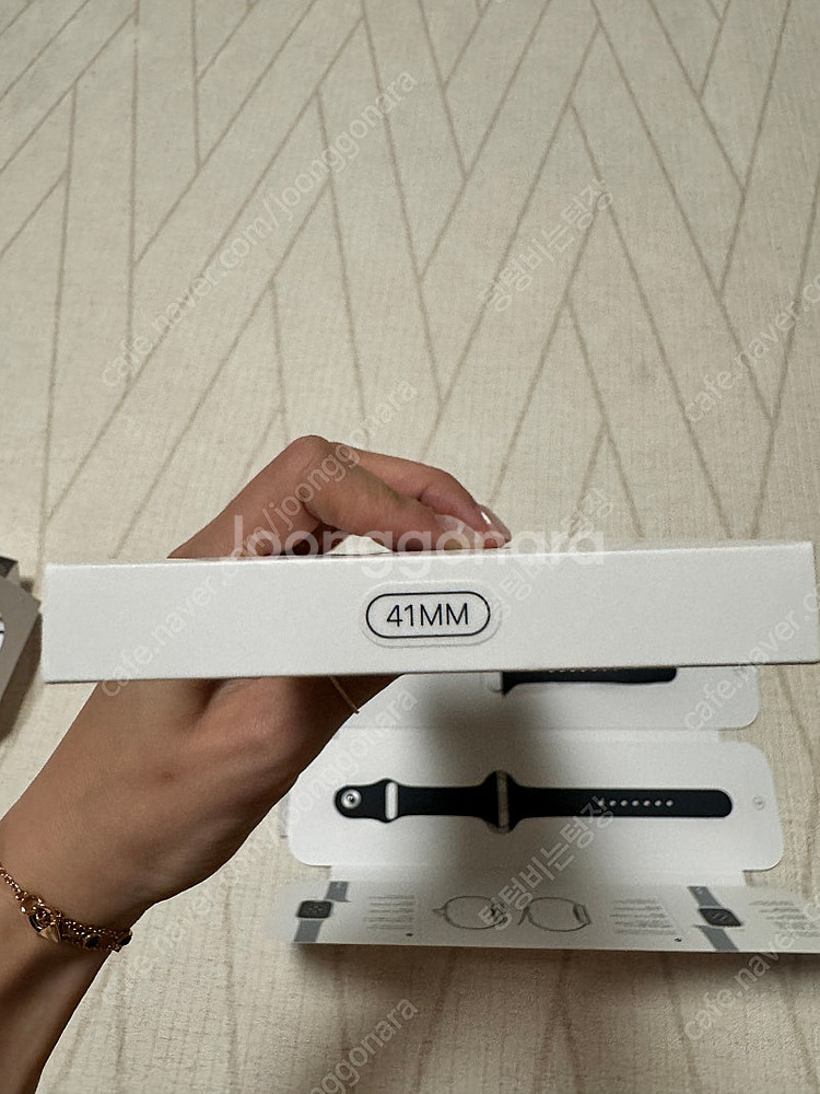 애플워치 정품스트랩 미드나이트 40/41mm--1