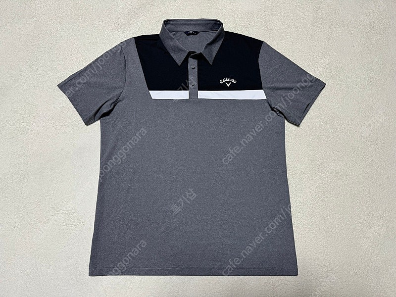 캘러웨이 여름용 기능성 스판 반팔 골프 티셔츠 남성용 105사이즈 판매합니다