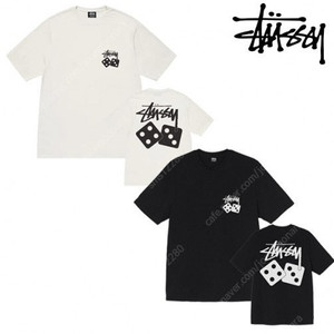 STUSSY 스투시다이스(주사위) 피그먼트 다이티셔츠 반팔티