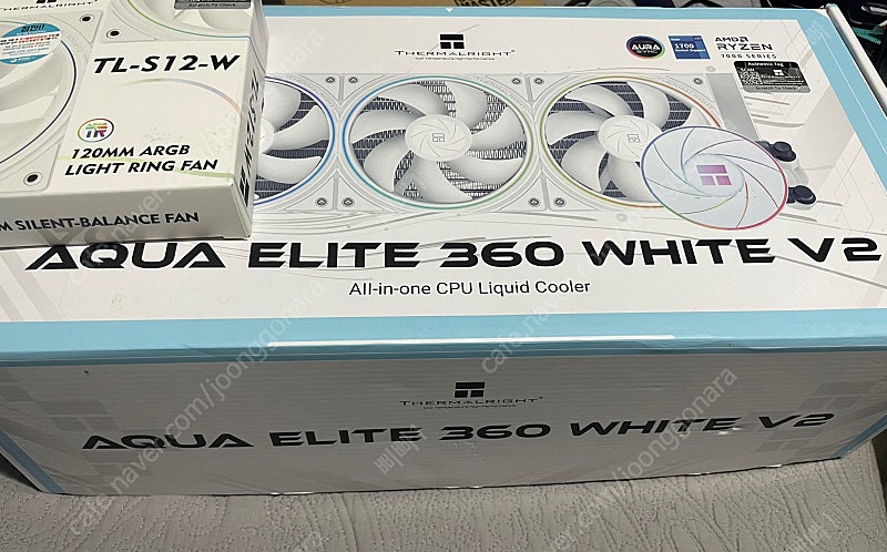 Thermalright AQUA ELITE 360 ARGB V2 화이트 수냉쿨러