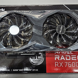 애즈락 라데온 RX 7600 단순개봉테스트