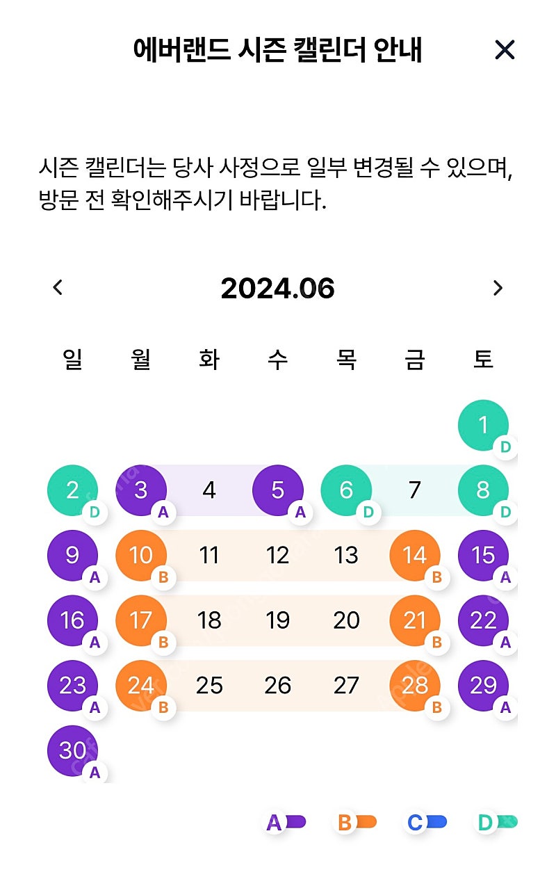 에버랜드 종일권