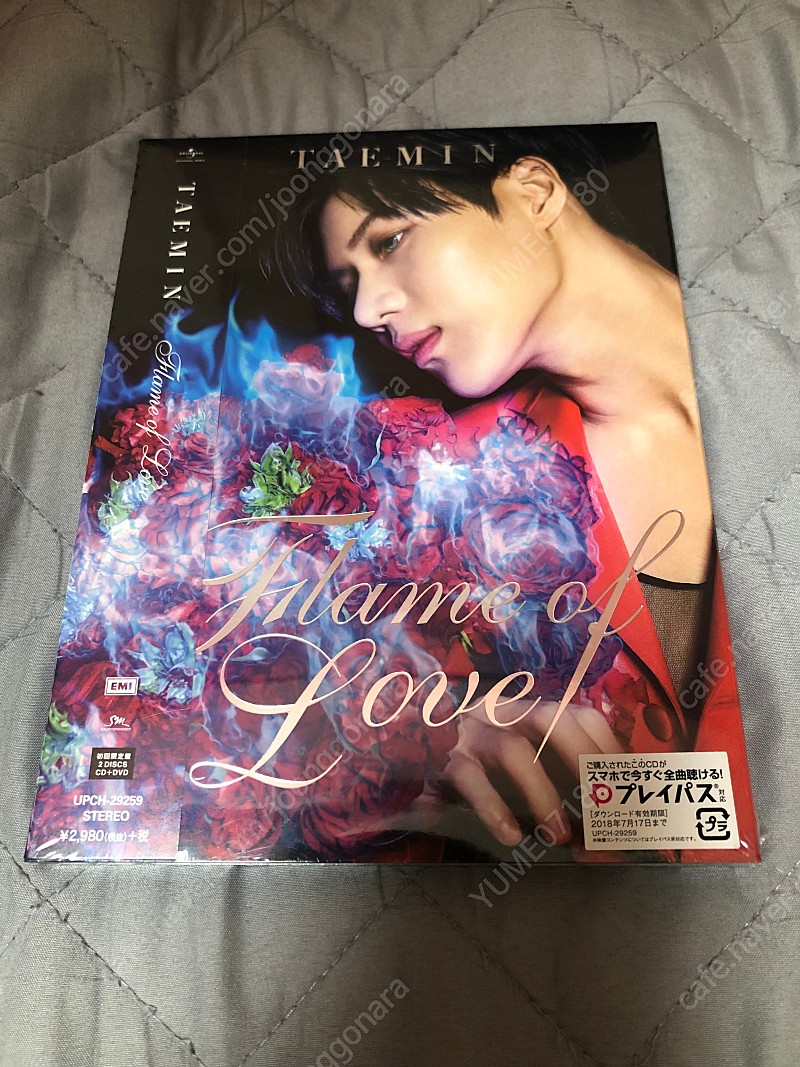 샤이니 태민 일본반 초회한정 Flame of Love 미개봉​CD+DVD 팝니다(판매중)