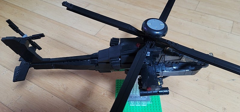 레고 브릭베테랑 헬리콥터 아파치 AH-64 블랙버전 복원품 팝니다.