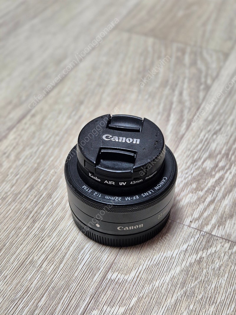 캐논 EF-M 22mm f2.0+켄코 UV필터 (택포)