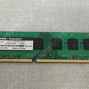 SUPER TALENT 램 DDR3-1600 4GB 판매