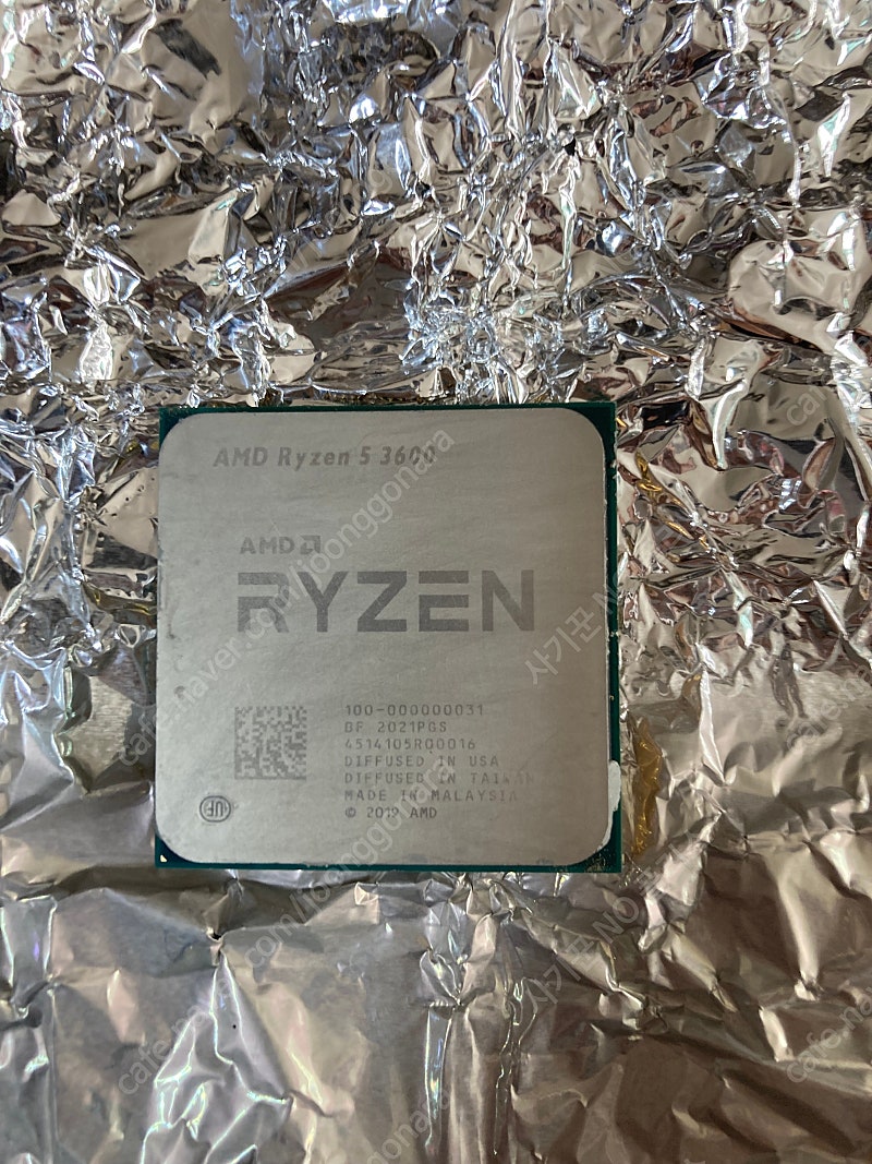 Amd ryzen 라이젠5 3600 cpu