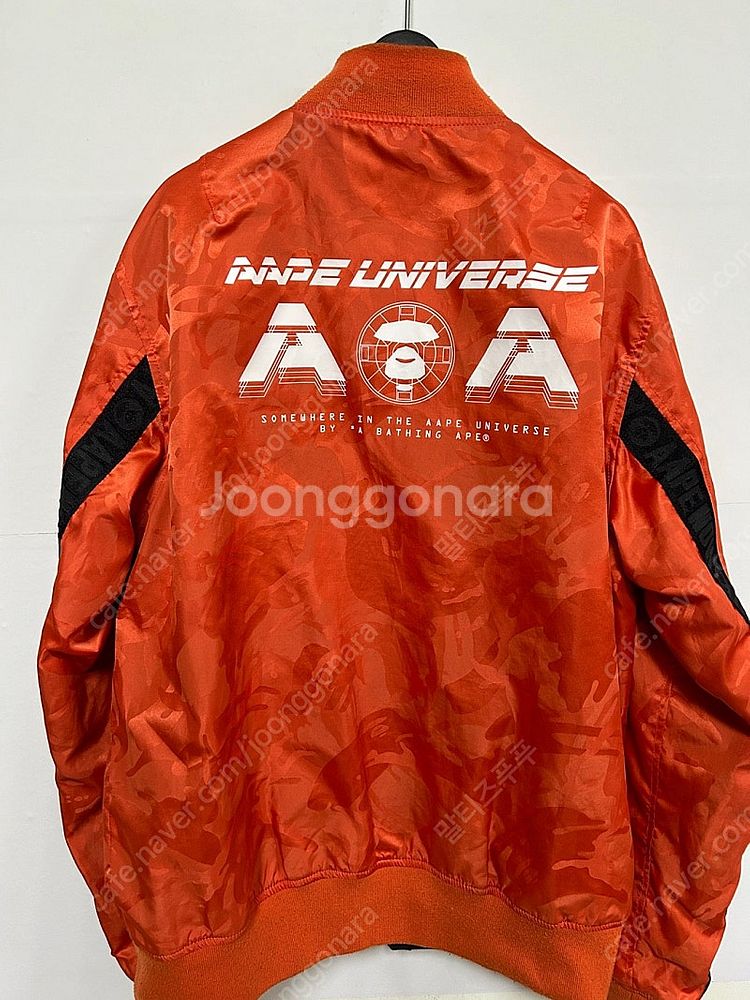 XL]Aape 에이프 베이프 양면 항공점퍼--7