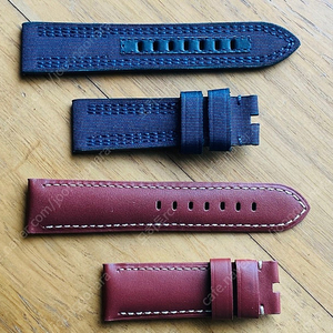 파네라이 24mm 스트랩 2개 판매합니다 (미국 tc straps)