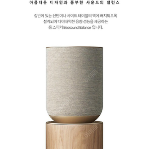 뱅앤올룹슨 베오사운드 밸런스 네추럴 오크 컬러 (B&O Beosound Balance Natural Ork) Bang & Olufsen 블루투스 스피커