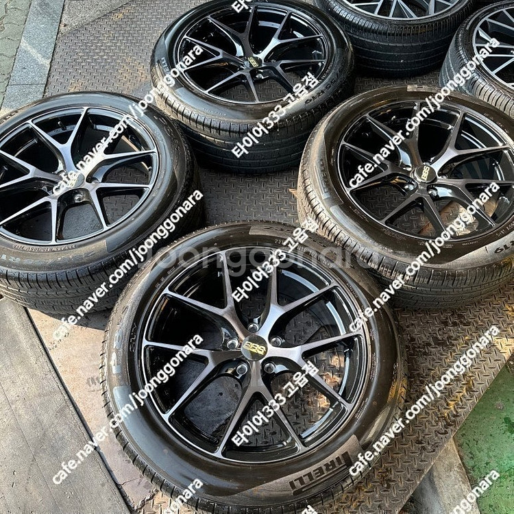 (판매)19인치 BBS CIR 블랙클리어 신품휠타이어 ...--0