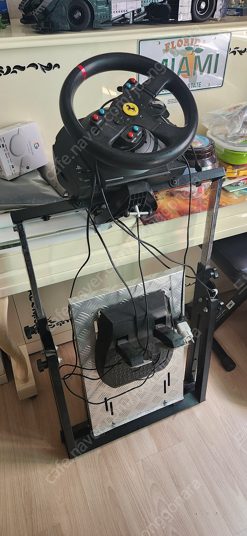 트러스트마스터 t300 + 넥스트레벨 접이식 거치대 팝...--0