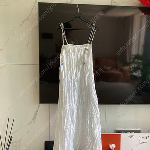 (더센토르) Pleats over dress(white)