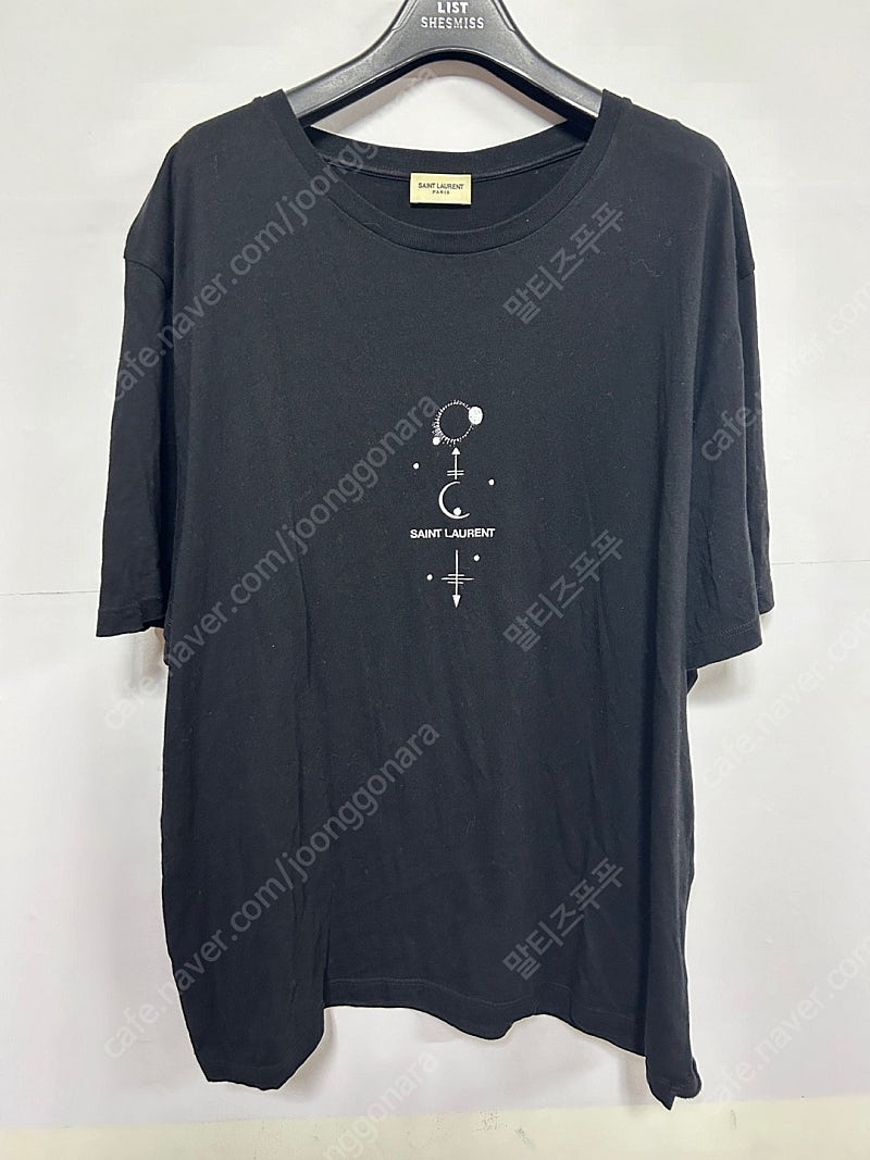 XL]생로랑 SAINT LAURENT 반팔티셔츠 블랙