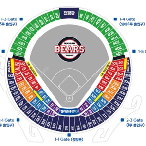 6/19(수) NC다이노스 vs 두산베어스 1루 필라존 2,4연석 6월19일