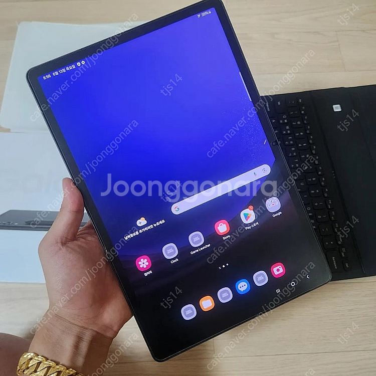 갤럭시탭S9 플러스 256기가 + 정품 슬림 키보드 케이스--1