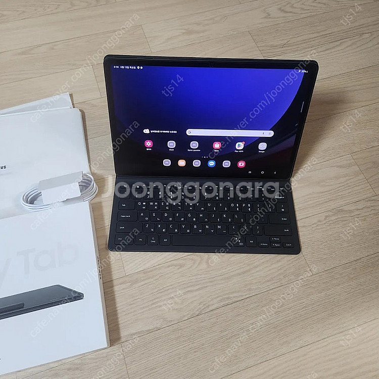 갤럭시탭S9 플러스 256기가 + 정품 슬림 키보드 케이스--2