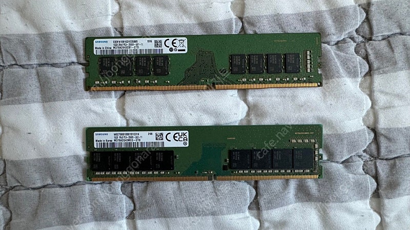 삼성 램 DDR4 32GB(16GBx2) PC4 2666 팝니다