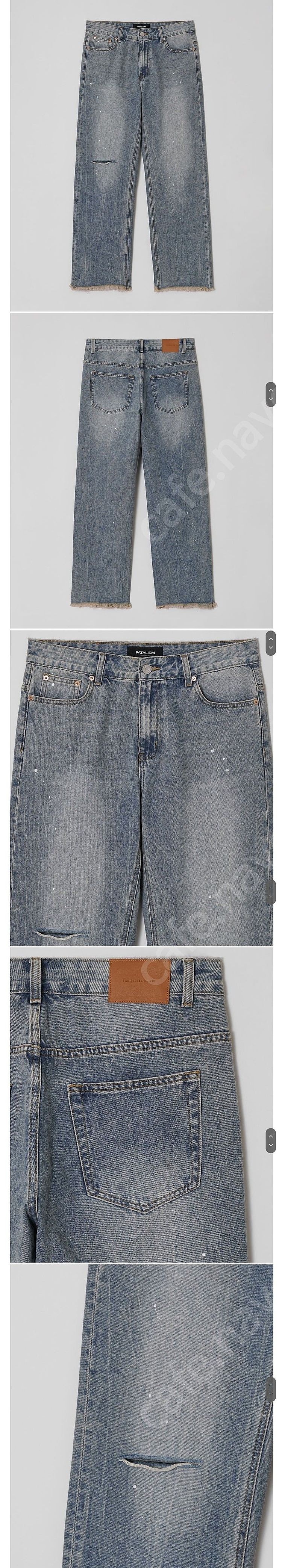 페이탈리즘 청바지/ 트라버스 페인트진 미개봉 판매 44사이즈--5