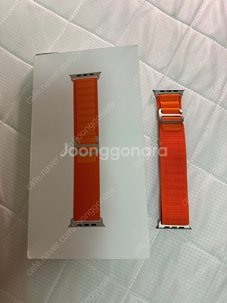 애플워치 울트라 알파인루프 오렌지 L ( 정품 )--1