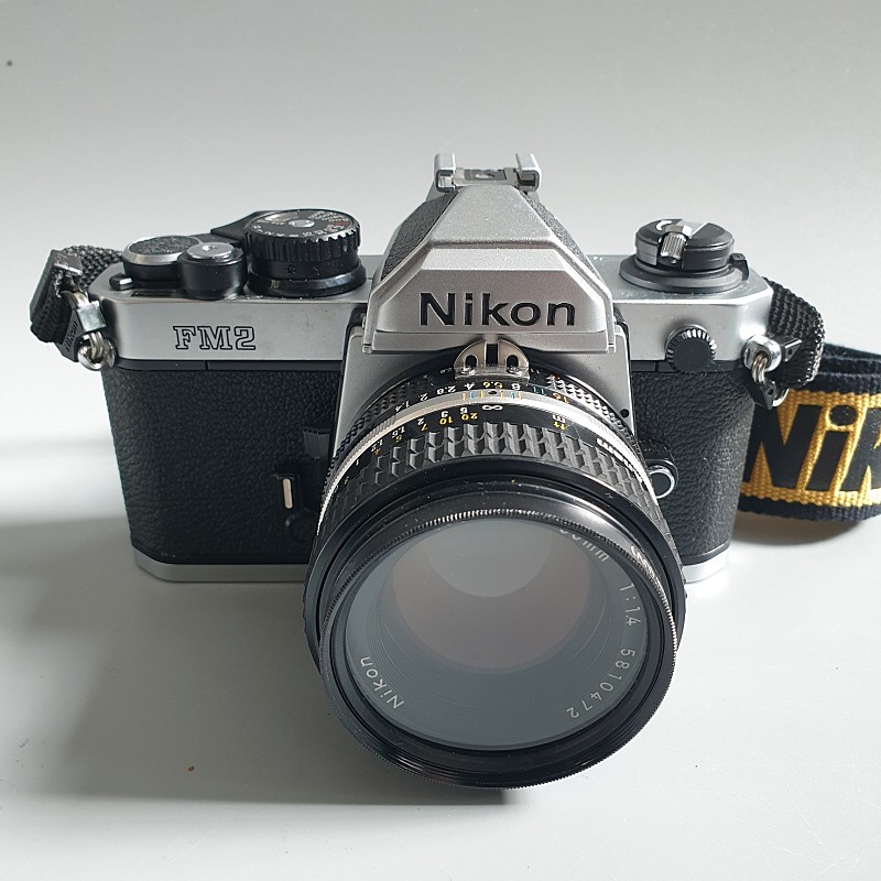 니콘 FM2 클래식 수동 필름 카메라+50mm F1.4 렌즈