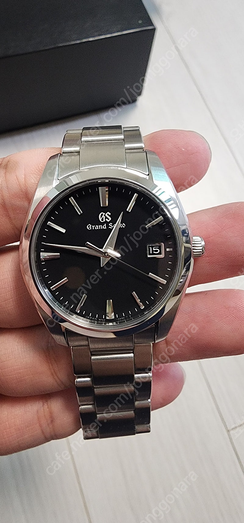 그랜드세이코 (Grandseiko) SBGX261 삼정정식수입 블랙 쿼츠 37mm판매 (상태거의 새거)