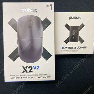 펄사 X2V2 mini +4K 동글 / 마우스패드 2종 판매합니다 (겜용이, 퀵헤비)