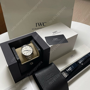 IWC 신형 포르투기저 371617(브레이슬릿 모델)+ 정품 레더스트랩