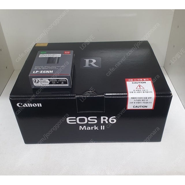 캐논정품 EOS R6 MARK 2 + LP-E6NH (기본1+추가1 총2개) 미개봉 새상품 팝니다.