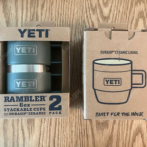 예티(YETI) 램블러 에스프레소컵(170ml, 6 oz) 2개 세트