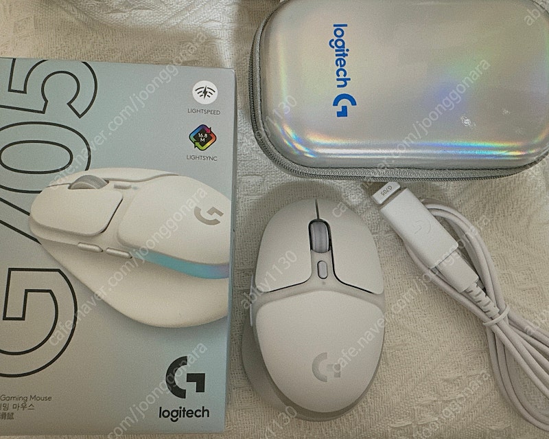 로지텍 G705 오로라 컬렉션 무선 게이밍 마우스(파우치 포함)
